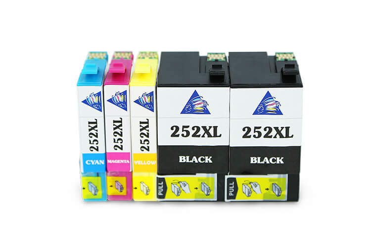 изображение Комплект совместимых картриджей T252XL (C/M/YBk/Bk) для Epson Workforce WF-3620